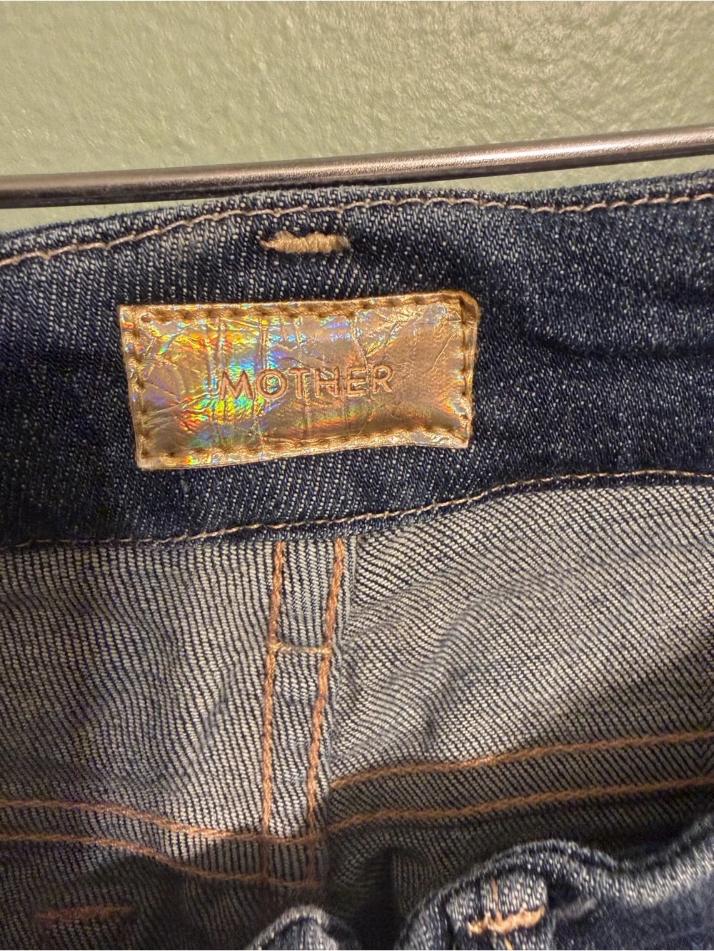 MOTHER The Looker Fray Ankle Skinny Jeans Girl Crush Size 24